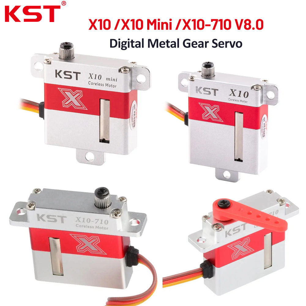 Rc Helicopter Servo - KST X10/X10 Mini/X10-710 V8.0 Digitale Metal