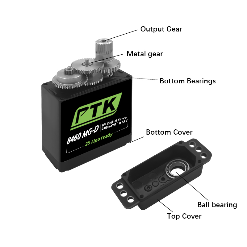 PTK 8460 MG-D9g Digitale servo - Rc Helicopter Servo recensie en prijs