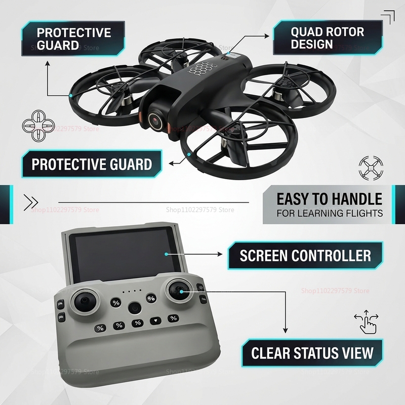 2026 Nieuwe M5 Mini Drone 8K H - Rc Helicopter Gyro recensie en prijs